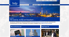 Desktop Screenshot of bdp-team.de